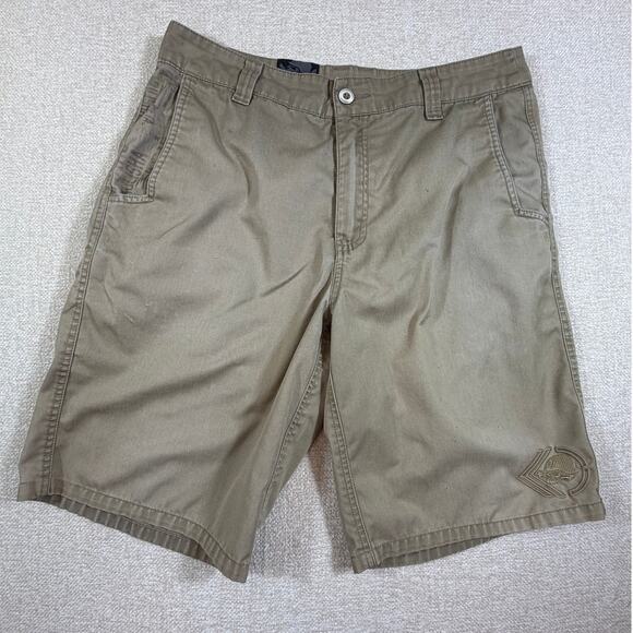 Metal Mulisha Men Size L Tan Casual Cargo Style Shorts Streetwear Skate Pants - Picture 1 of 12